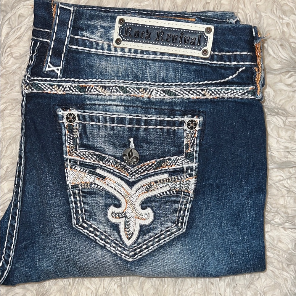 🎸 COLLECTOR QUALITY: Rock Revival Lupe Easy Straight - Rare Size 33 🎸